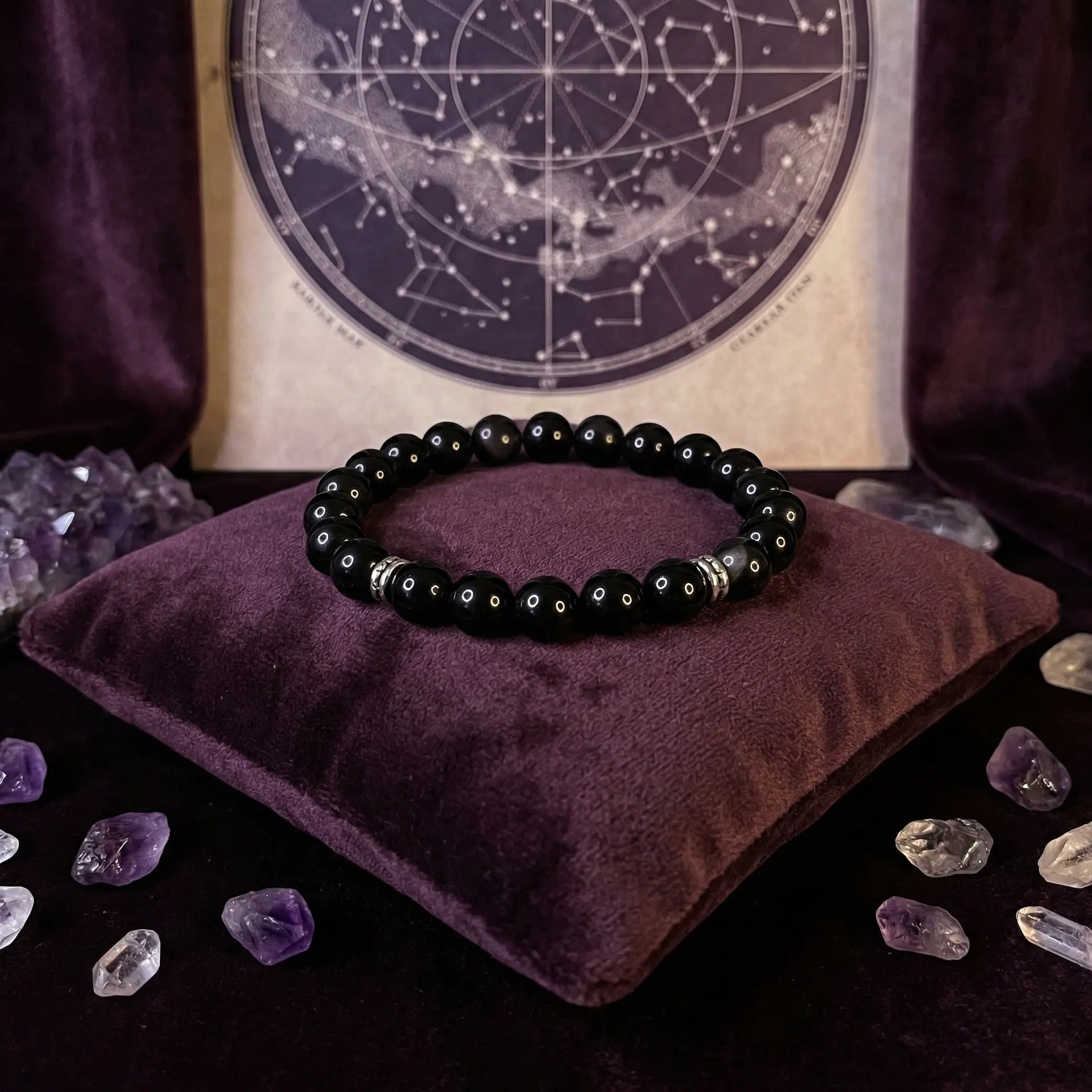 黑曜石手链 - 今日吃瓜 | 能量饰品